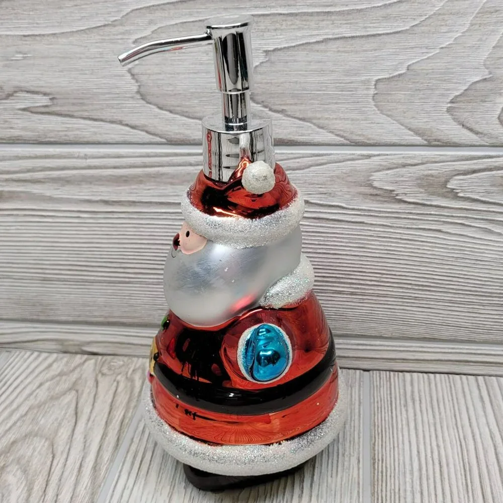Santa Claus Shaped Soap Pump Dispenser Christmas Bathroom Kitchen Target‎ 2006